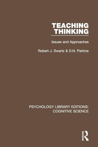 Immagine dell'editore per Teaching Thinking: Issues and Approaches (Psychology Library Editions: Cognitive Science) venduto da Chiron Media