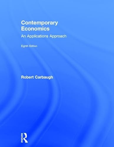 Stock image for Contemporary Economics: An Applications Approach for sale by Chiron Media