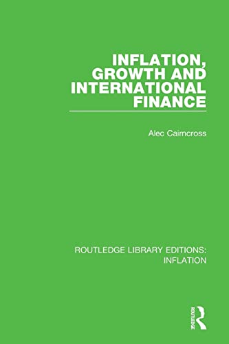 Beispielbild fr Inflation, Growth and International Finance zum Verkauf von Blackwell's