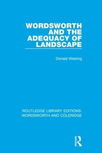 Stock image for Wordsworth and the Adequacy of Landscape (RLE: Wordsworth and Coleridge) for sale by Chiron Media