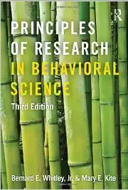 Beispielbild fr Principles Of Research In Behavioral Science, 3 Ed zum Verkauf von Better World Books