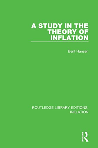 Beispielbild fr A Study in the Theory of Inflation zum Verkauf von Blackwell's