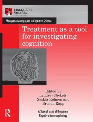 Beispielbild fr Treatment as a Tool for Investigating Cognition zum Verkauf von Blackwell's