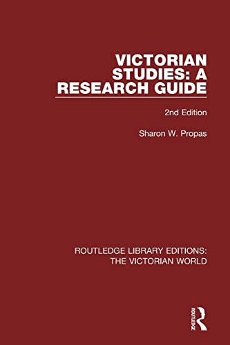 Imagen de archivo de Victorian Studies: A Research Guide a la venta por Blackwell's