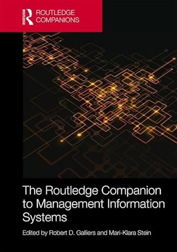 Imagen de archivo de Routledge Companion To Management Information Systems a la venta por Basi6 International