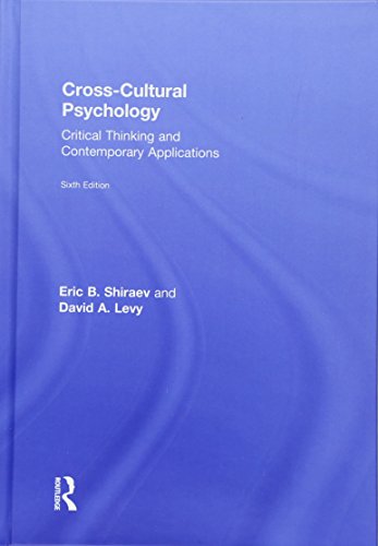 Beispielbild fr Cross-Cultural Psychology: Critical Thinking and Contemporary Applications, Sixth Edition zum Verkauf von Bulrushed Books