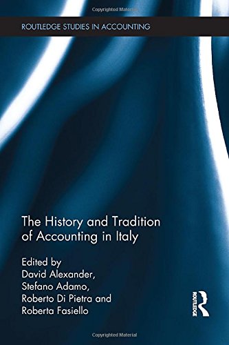 Beispielbild fr The History and Tradition of Accounting in Italy zum Verkauf von Blackwell's