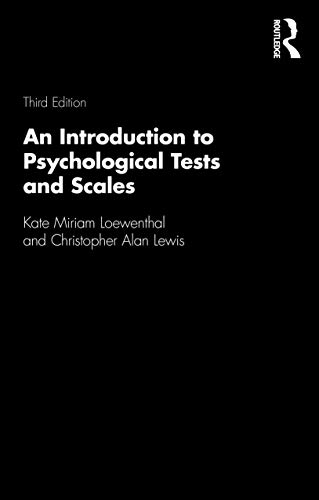Stock image for An Introduction to Psychological Tests and Scales for sale by Textbooks_Source