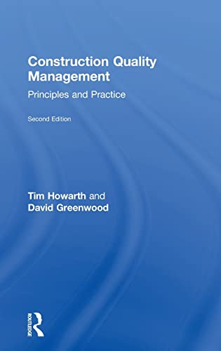 Imagen de archivo de Construction Quality Management: Principles and Practice a la venta por Chiron Media