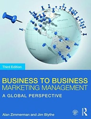 Imagen de archivo de Business to Business Marketing Management: A Global Perspective a la venta por ThriftBooks-Atlanta