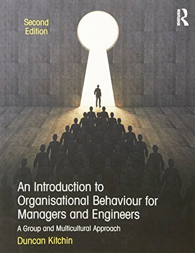 Stock image for An Introduction to Organisational Behaviour for Managers and Engineers: A Group and Multicultural Approach for sale by THE SAINT BOOKSTORE