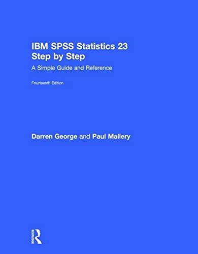 9781138681347: IBM SPSS Statistics 23 Step by Step: A Simple Guide and Reference