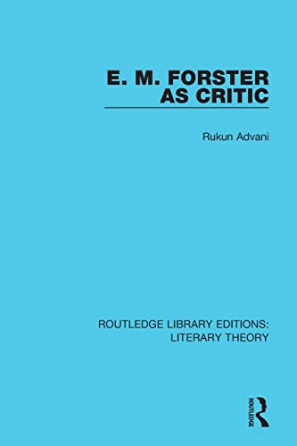 9781138683983: E. M. Forster as Critic: 3