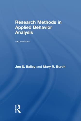 Beispielbild fr Research Methods in Applied Behavior Analysis zum Verkauf von Books From California