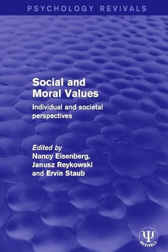 Stock image for Social and Moral Values for sale by Blackwell's