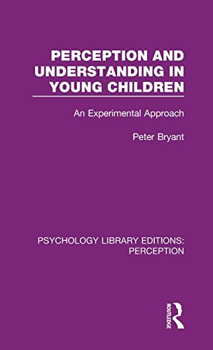 9781138691681: Perception and Understanding in Young Children: An Experimental Approach: 4