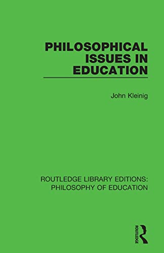 Beispielbild fr Philosophical Issues in Education zum Verkauf von Blackwell's