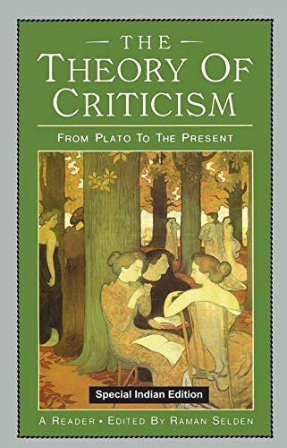 9781138694958: The Theory of Criticism: From Plato to the Present