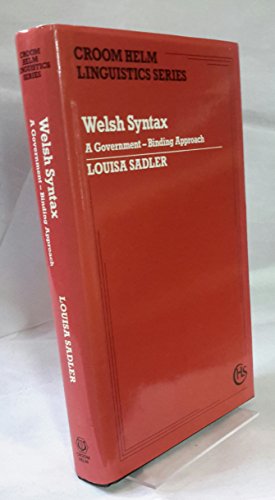 Stock image for Welsh Syntax: A Government-Binding Approach (Routledge Library Editions: Syntax) for sale by Chiron Media