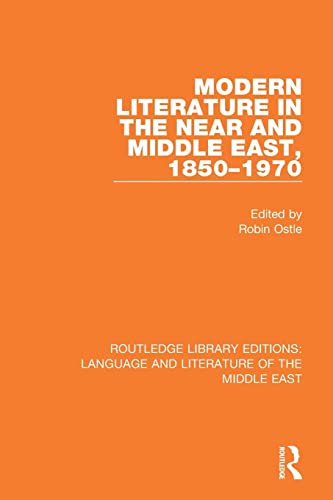 Beispielbild fr Modern Literature in the Near and Middle East, 1850-1970 zum Verkauf von Blackwell's