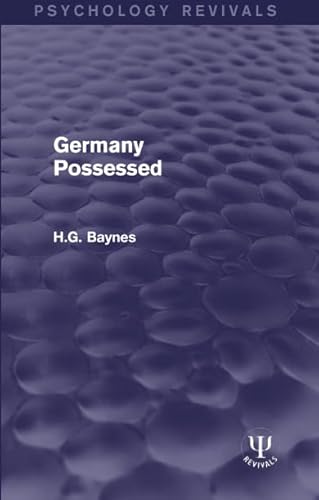 9781138699380: Germany Possessed (Psychology Revivals)
