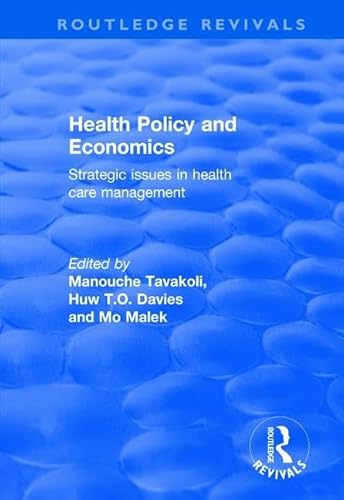 Stock image for Health Policy and Economics for sale by Blackwell's