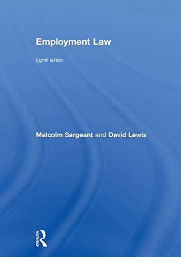 Beispielbild fr Employment Law: Eighth edition zum Verkauf von Monster Bookshop