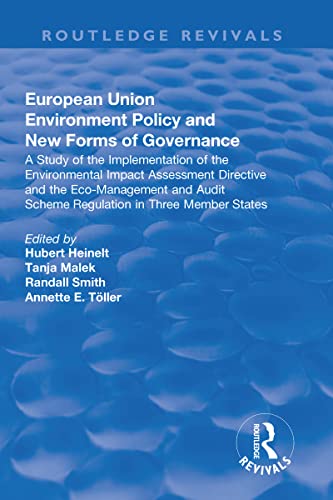 Beispielbild fr European Union Environmental Policy and New Forms of Governance zum Verkauf von Blackwell's