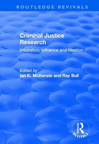 Beispielbild fr Criminal Justice Research zum Verkauf von Blackwell's