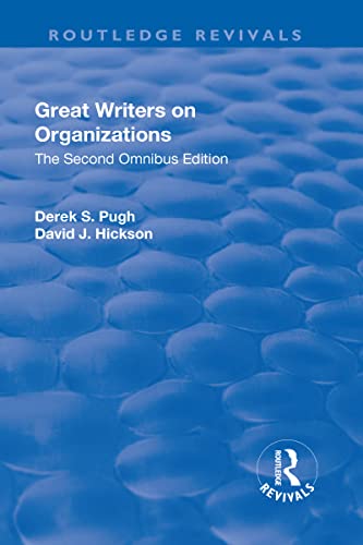 Imagen de archivo de Great Writers on Organizations: The Second Omnibus Edition a la venta por Chiron Media