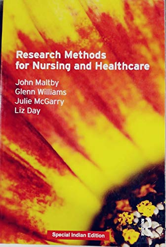 Imagen de archivo de Research Methods for Nursing and Healthcare a la venta por Books Puddle