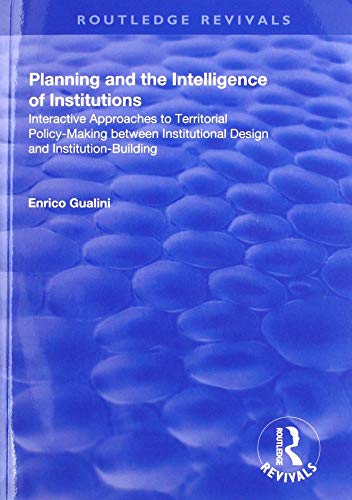 Beispielbild fr Planning and the Intelligence of Institutions zum Verkauf von Blackwell's