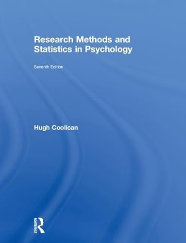 Beispielbild fr Research Methods and Statistics in Psychology (Hardcover) zum Verkauf von AussieBookSeller