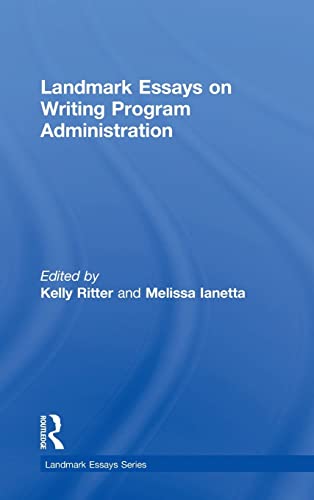 Imagen de archivo de Landmark Essays on Writing Program Administration (Landmark Essays Series) a la venta por Chiron Media