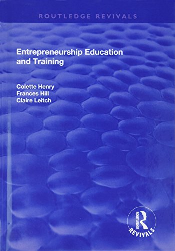Beispielbild fr Entrepreneurship Education and Training zum Verkauf von Blackwell's