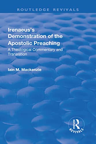 Imagen de archivo de Irenaeus's Demonstration of the Apostolic Preaching a la venta por Blackwell's