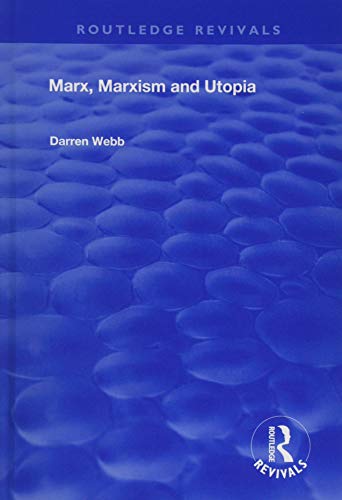 Stock image for Marx, Marxism and Utopia for sale by Chiron Media