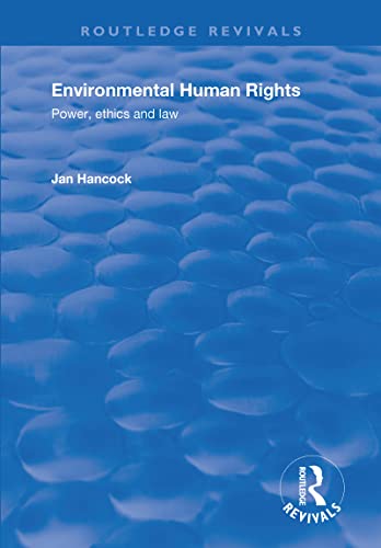Beispielbild fr Environmental Human Rights zum Verkauf von Blackwell's