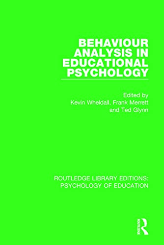 Stock image for Behaviour Analysis in Educational Psychology for sale by Blackwell's