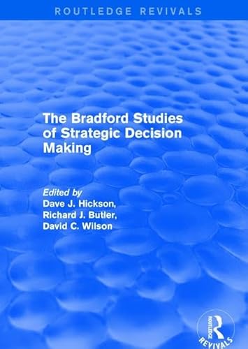 Beispielbild fr The Bradford Studies of Strategic Decision Making zum Verkauf von Blackwell's