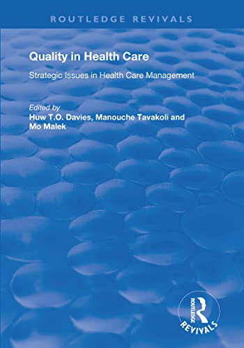 Stock image for Quality in Health Care for sale by Blackwell's