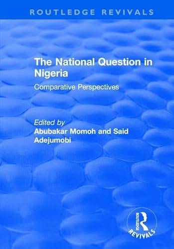 Stock image for The National Question in Nigeria: Comparative Perspectives for sale by Revaluation Books