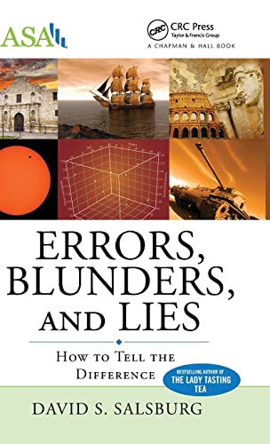 Imagen de archivo de Errors, Blunders, and Lies: How to Tell the Difference (ASA-CRC Series on Statistical Reasoning in Science and Society) a la venta por Chiron Media