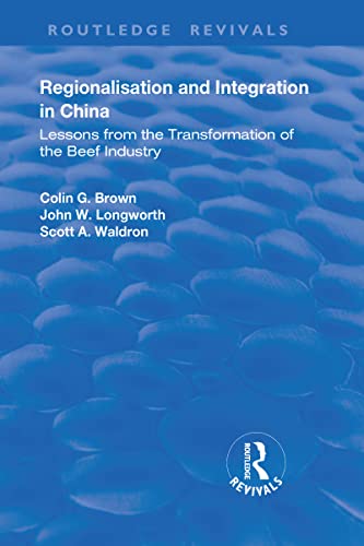 Stock image for Regionalisation and Integration in China for sale by Blackwell's