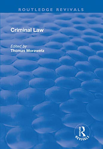 Beispielbild fr Criminal Law zum Verkauf von Blackwell's