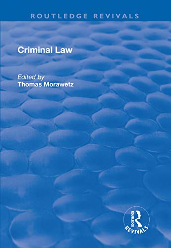 9781138730434: Criminal Law (Routledge Revivals)