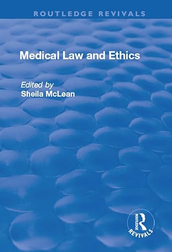 Imagen de archivo de Medical Law and Ethics a la venta por Blackwell's
