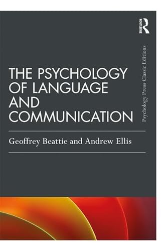 Stock image for The Psychology of Language and Communication (Psychology Press & Routledge Classic Editions) for sale by Chiron Media