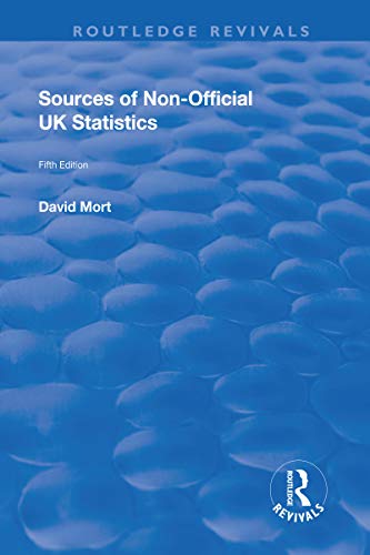 Beispielbild fr Sources of Non-Official UK Statistics zum Verkauf von Blackwell's