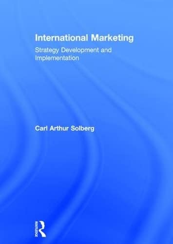 9781138737389: International Marketing: Strategy development and implementation